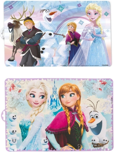 Пластмасова детска подложка за хранене FROZEN 43 × 29 см, микс мотиви