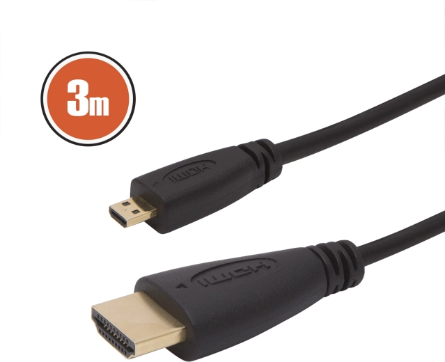 HDMI to Micro HDMI cable 3 m