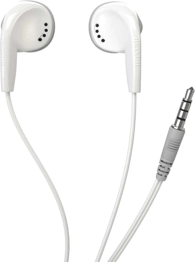 Слушалки тип тапи Maxell EB-98 с 3,5 мм жак, бели