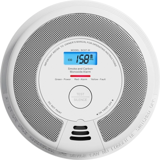 Детектор за дим и въглероден оксид X-Sense SC07-W