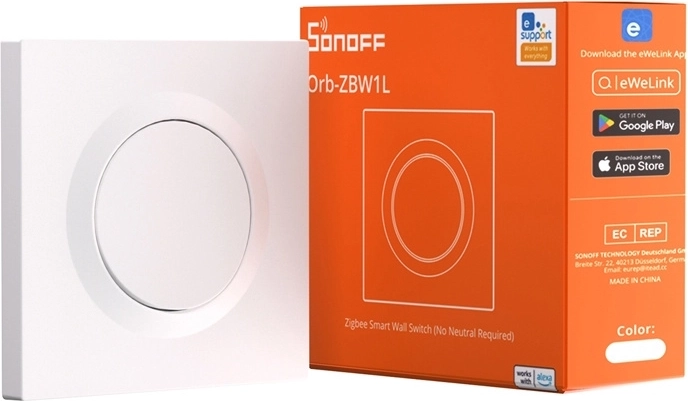 Интелигентен стенен превключвател ZigBee SONOFF ZBMINIL2-E без нулев проводник