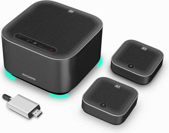 Безжичен конферентен комплект Rocware A10W за големи заседателни зали