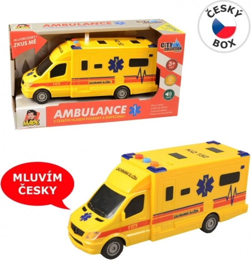 Линейка с инерционен механизъм със светлина и звук, 19 см