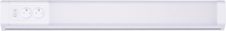 Solight LED corner kitchen light with 2 sockets and switch 10 W 4100 K 51 cm