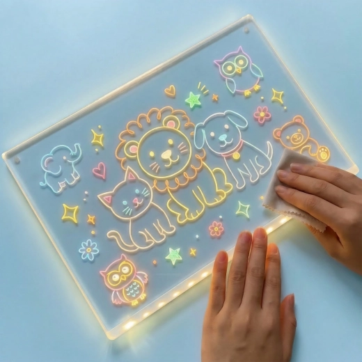 Неонов ефект благодарение на ярката LED подсветка