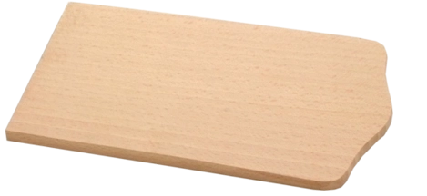 Small beech wood breakfast board 21 × 10 cm