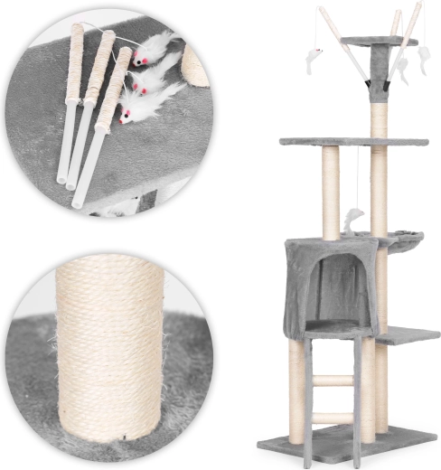 Sisal posts for healthy claws