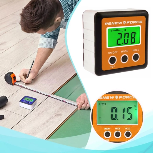 Easy-to-read backlit LCD display
