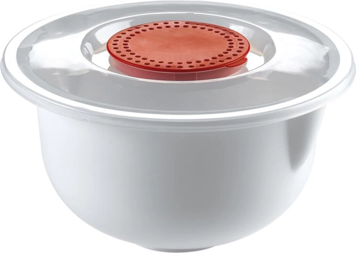 Kneading bowl with non-slip lid, plastic 24 × 13.5 cm