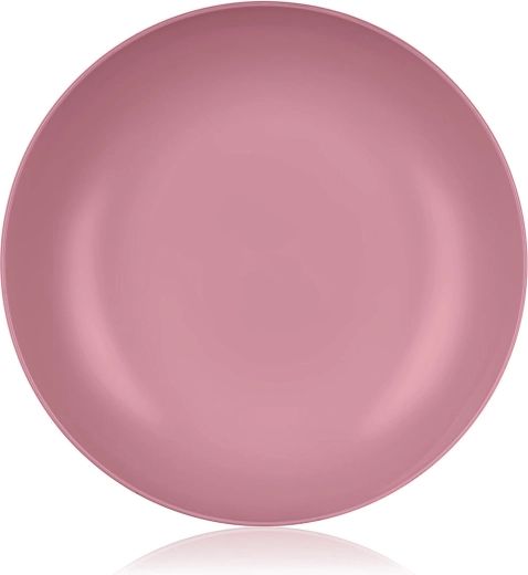 Deep Plate 22 cm Culinaria dark pink plastic