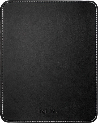 Eco-leather mouse pad black LOGILINK
