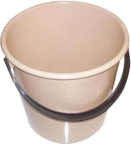 Bucket with measuring scale 8 L – plastic, assorted colors