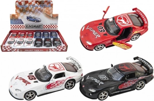 Kinsmart DODGE VIPER GTS‑R 1:36 die-cast pull-back model