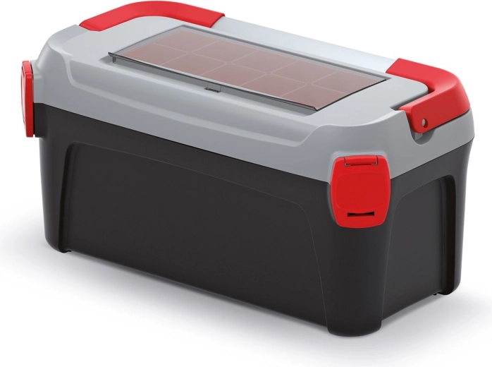 SMART toolbox with metal handle 50 cm, organizer in the lid