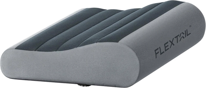 Flextail Zero Pillow inflatable travel pillow gray