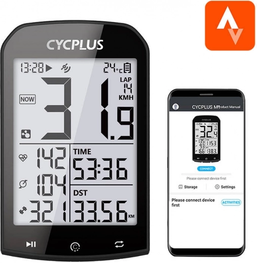 GPS Cycle Computer Cycplus M1