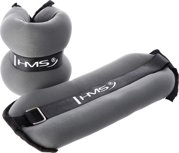 Утежнения за глезени и китки HMS 2×2 кг, сиви