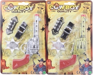 Sheriff Set – Western Pistol with Badge and Belt for Kids