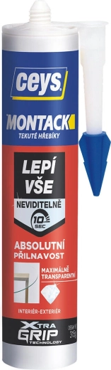 Монтажно лепило прозрачно 300 ml MONTACK CEYS