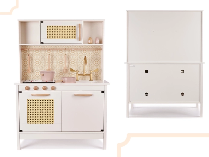 Ратанови детайли и умни места за съхранение