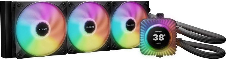 All-in-one водно охлаждане на процесор Light loop io lcd 360 мм черно