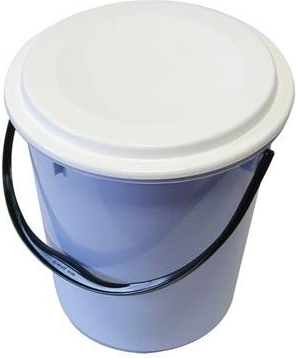 Bucket with lid and measuring scale 10 l