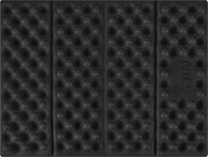 Foldable Foam Seat with Reflective Layer NILS Camp, Black