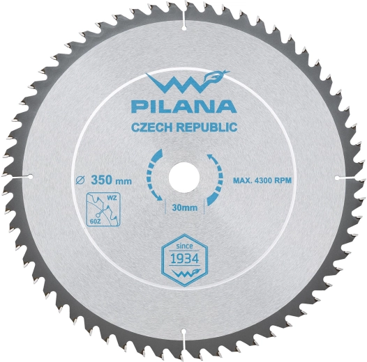 Циркулярен диск PILANA SK 5255 WZ 350 мм, 60 зъба