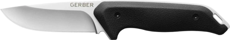 Gerber Moment hunting knife 8.8 cm with stonewash blade and nylon sheath