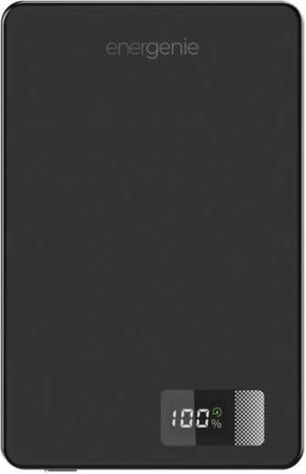Magnetic wireless power bank 10,000 mAh with LCD, USB-C PD 20 W, 15 W, black