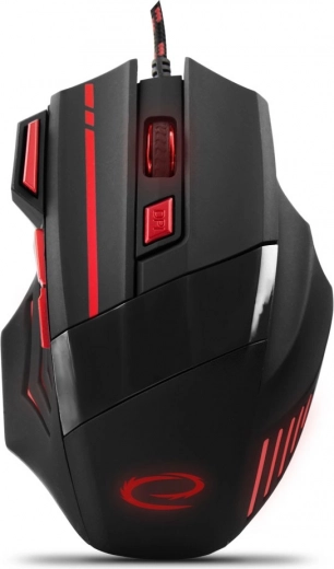 Wired gaming mouse Esperanza with adjustable DPI (red)