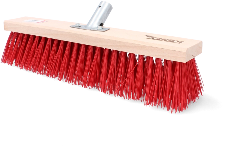 Street broom 40 cm with stiff nylon bristles