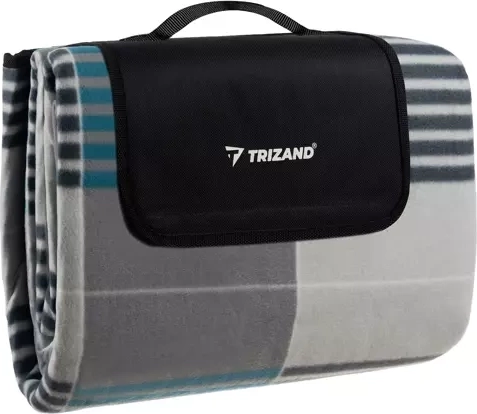 Foldable blanket with handle for easy carrying