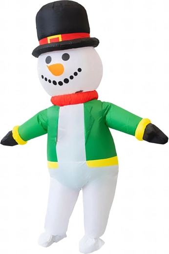 Inflatable Snowman Costume for Adults