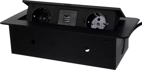 2× контакт + 2× USB в един модул
