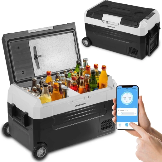 BERDSEN Icemax 400 Compressor Travel Fridge, 32 L, Black