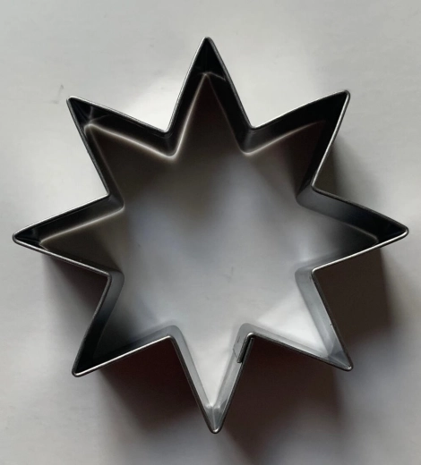 Cookie Cutter Star 8-Pointed 60 mm Stainless Steel