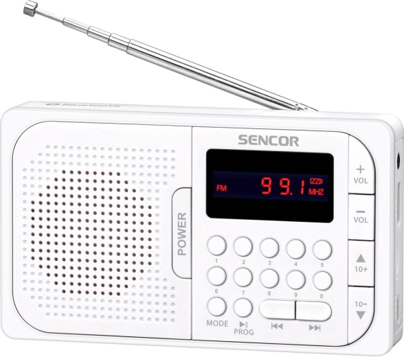 Portable Sencor SRD 216 WH Radio with Bluetooth