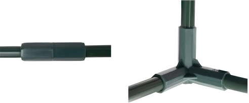 Stable metal frame and easy assembly