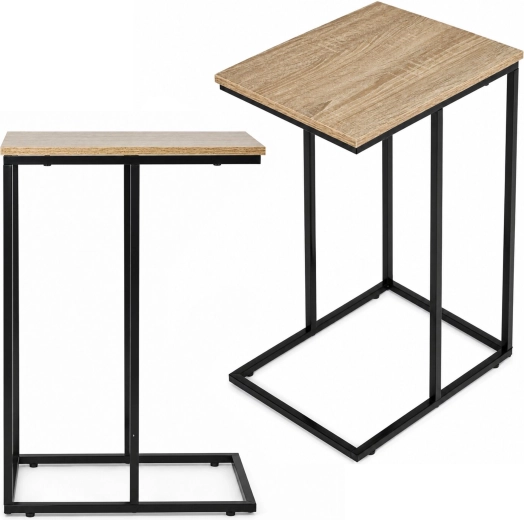 ModernHome loft-style laptop side table - 1 piece