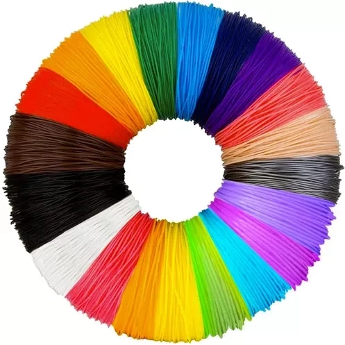Maaleo PLA филаменти за 3D писалка – 20 цвята (20 × 20 м)
