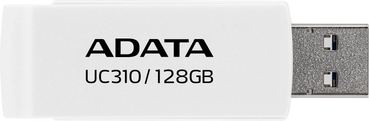 Флаш памет ADATA UC310 128 GB USB 3.2, бяла