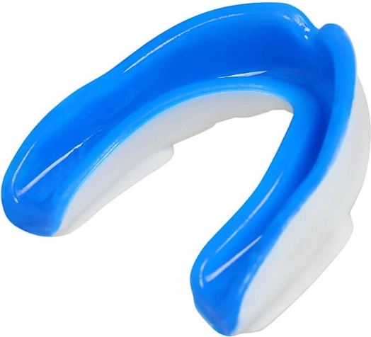 DBX Bushido mouthguard white-blue