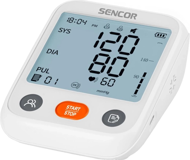 Sencor digital upper-arm blood pressure monitor SBP 1150WH