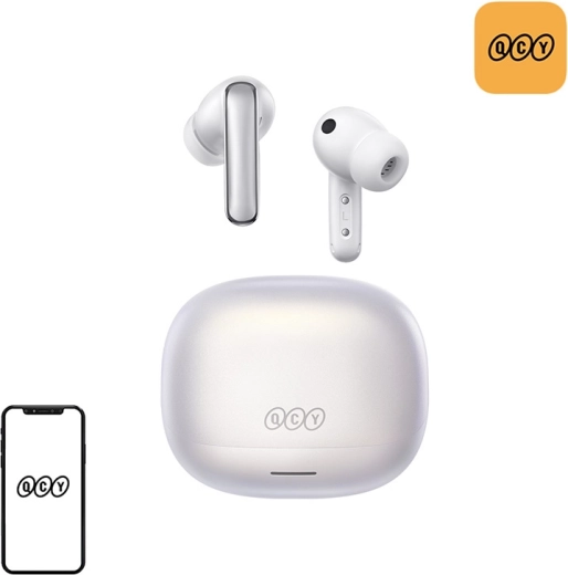 Wireless earbuds QCY MeloBuds N65 white