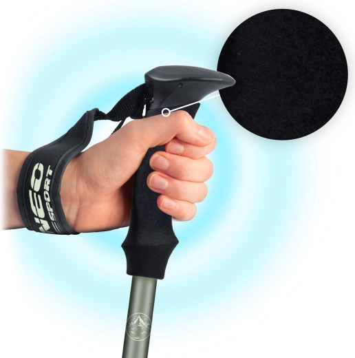 Ергономична EVA ръкохватка и регулируема каишка