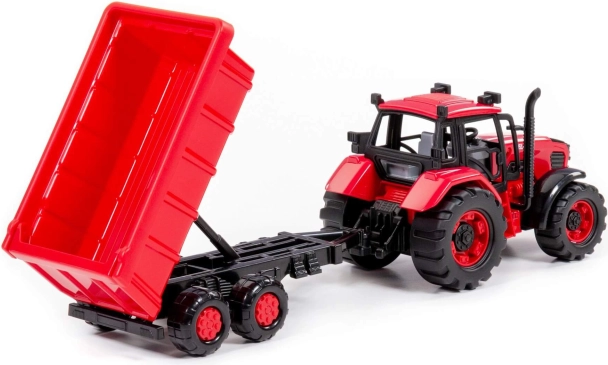 Belarus tractor with trailer