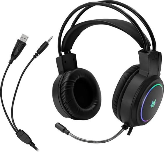 Gaming headset Tracer GameZone GZ X1 with RGB lighting and microphone