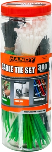 Cable Tie Set, 300 Pieces