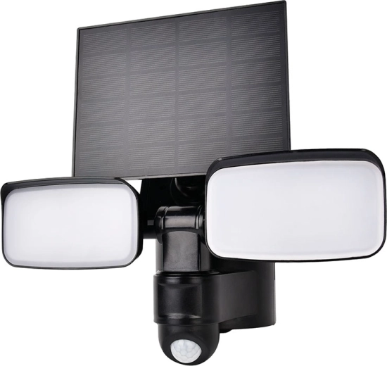 Solight LED solar outdoor light with motion sensor 9 W 850 lm 4000 K black - 1 piece